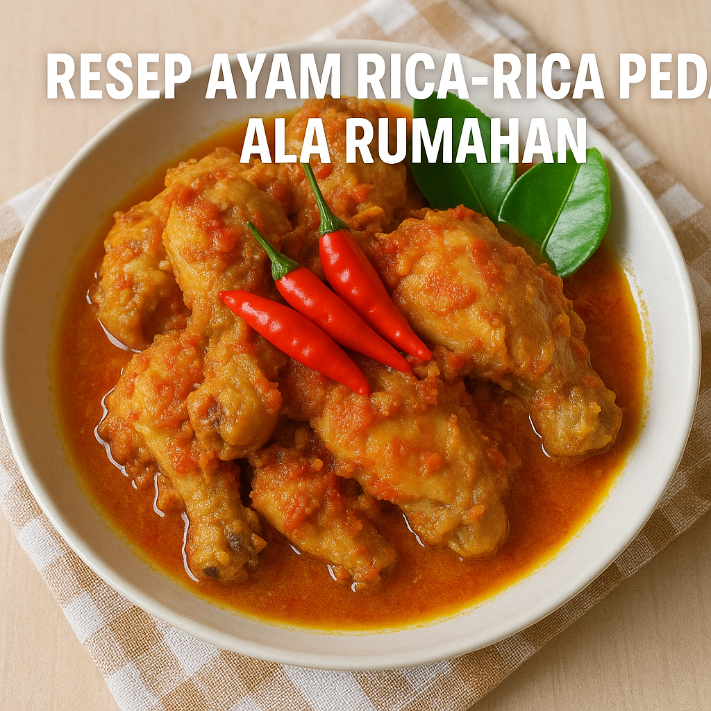Resep Ayam Rica-Rica Pedas ala Rumahan