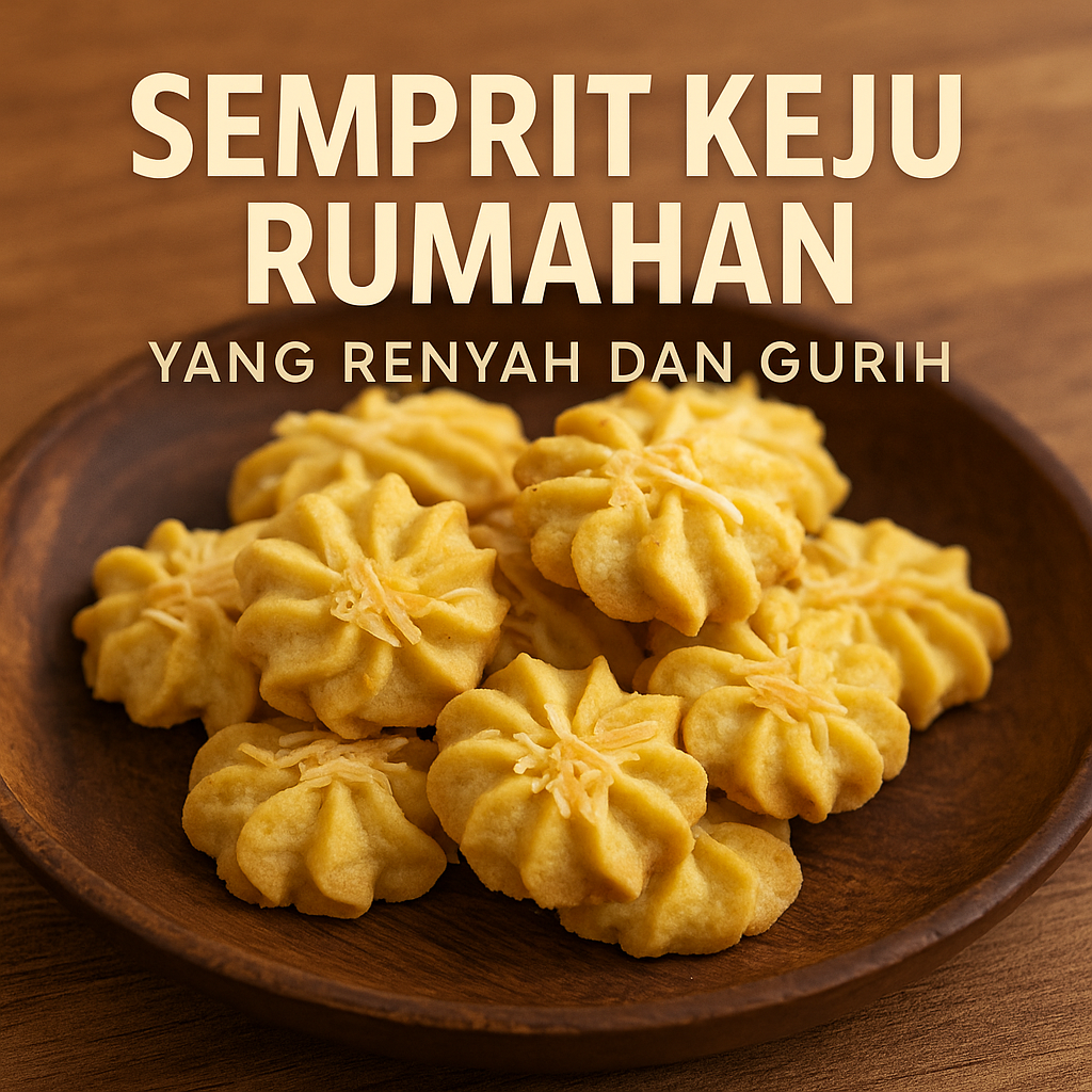 Resep Kue Semprit Keju Rumahan yang Renyah dan Gurih