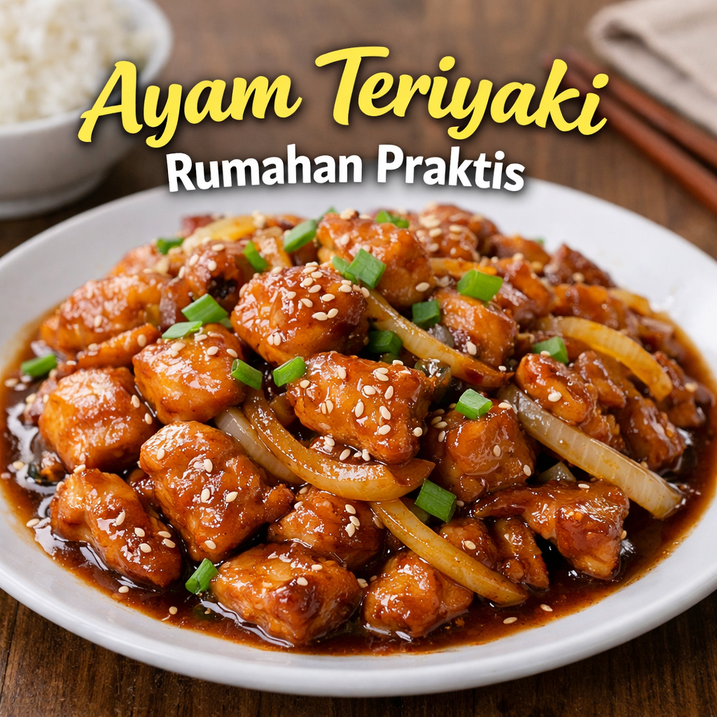 Ayam Teriyaki Rumahan Praktis Tanpa Ribet